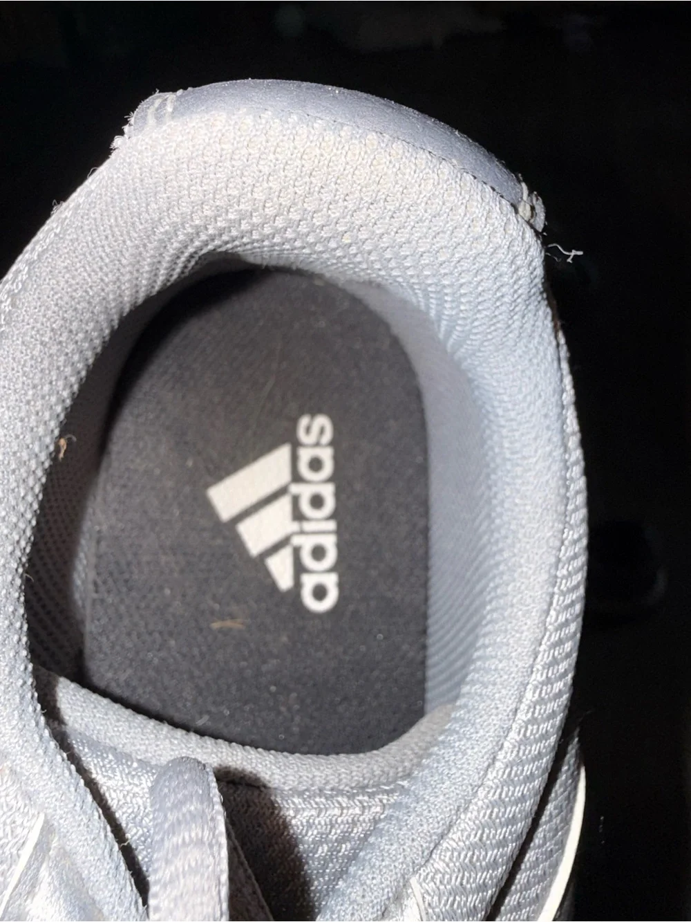 adidas Men's Gray Athletic Sneakers with White Three-Stripes